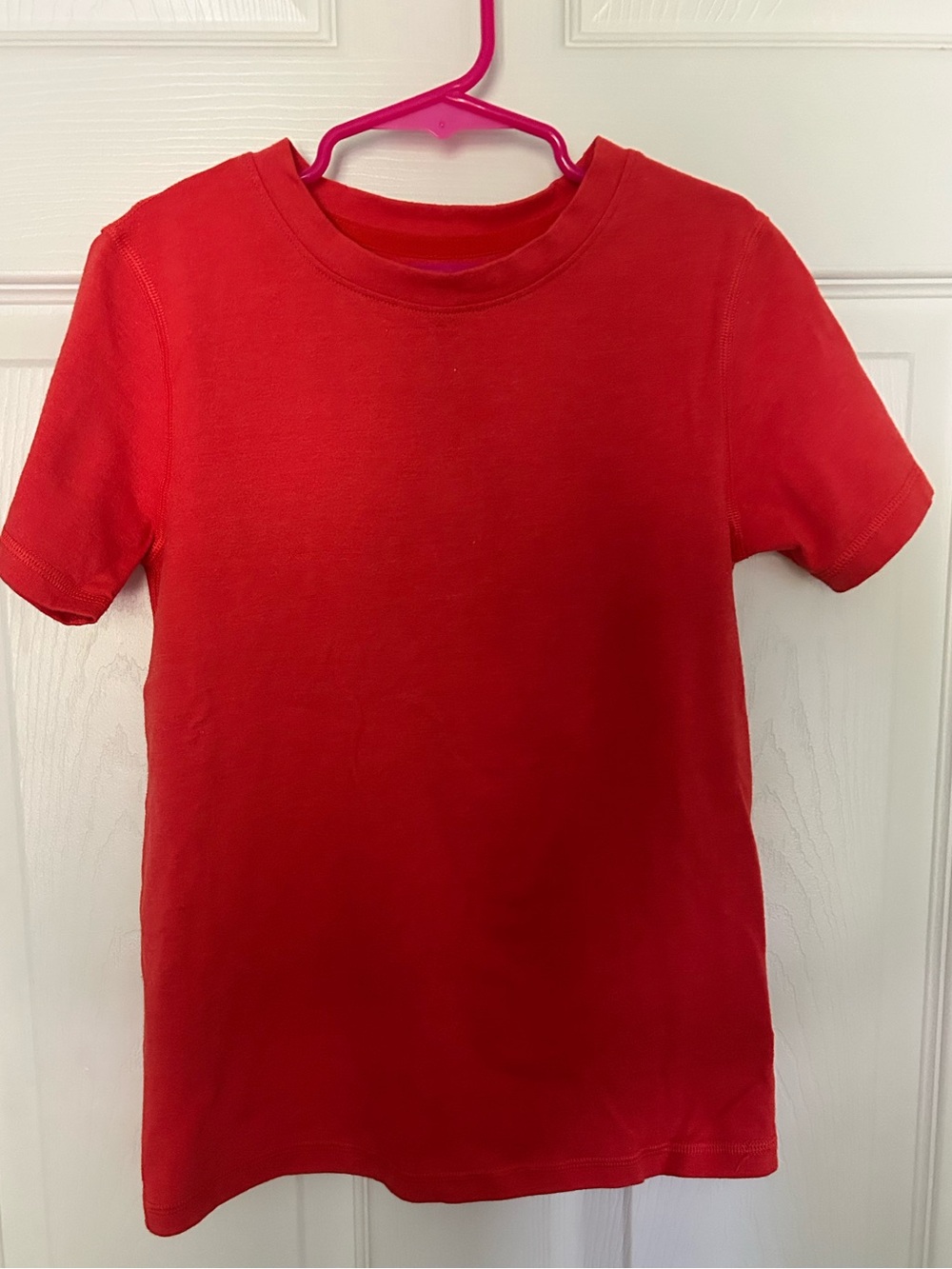 Boys, all in motion, Red Short-Sleeve Crewneck Tee, Size Small 6/7